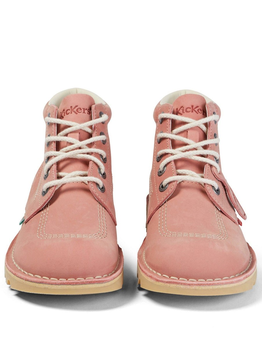 Shoes & Boots * | Kickers Kick Hi Nubuck Ankle Boot Pink