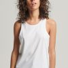 Tops & T-Shirts * | Superdry Sustainable Vintage Logo Vest Top White