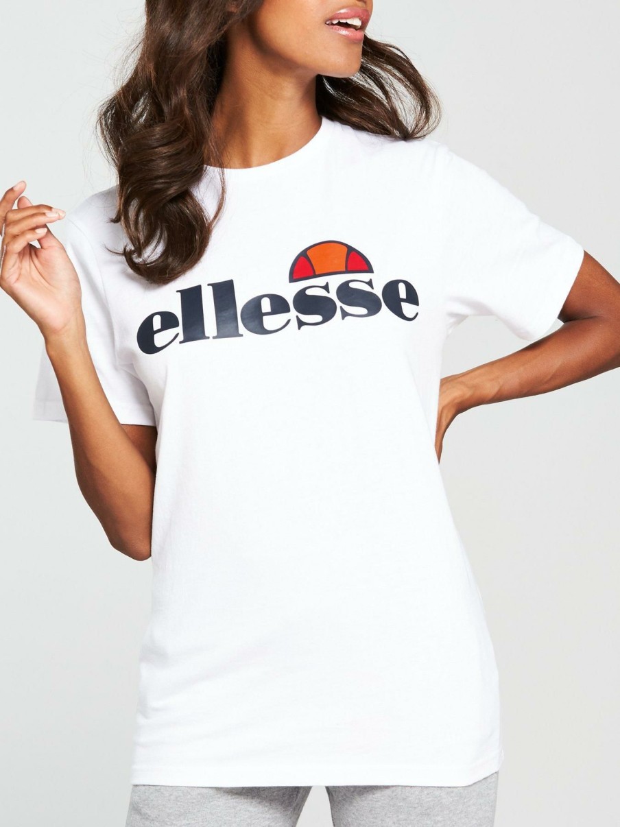 Tops & T-Shirts * | Ellesse Albany T-Shirt White