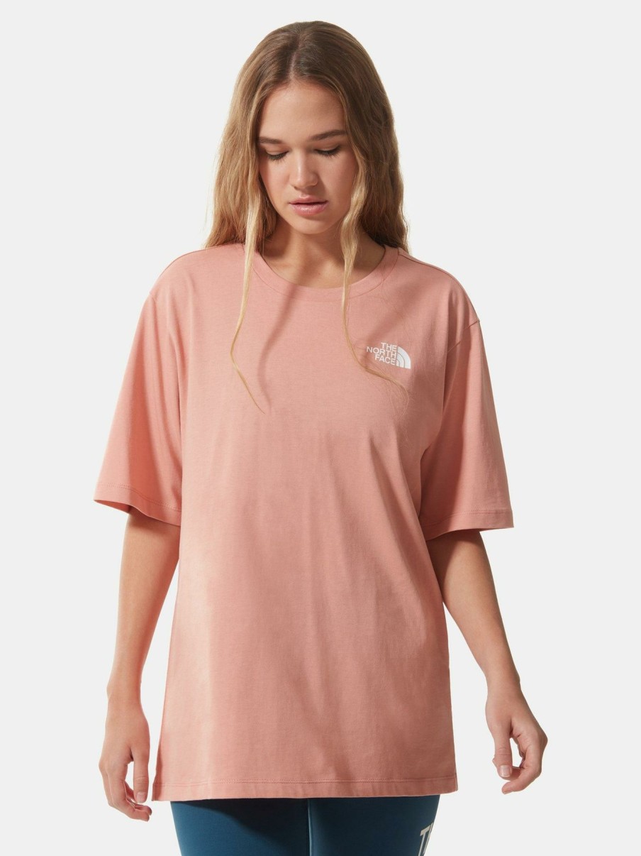 Tops & T-Shirts * | The North Face Relaxed Simple Dome Tee Rose