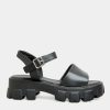 Shoes & Boots * | Yours Clothing Extra Wide Fit Extreme Chunky 2 Part Black