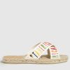 Flip Flops & Sandals * | Castaner Palmita Logo Espadrille Slider Multi