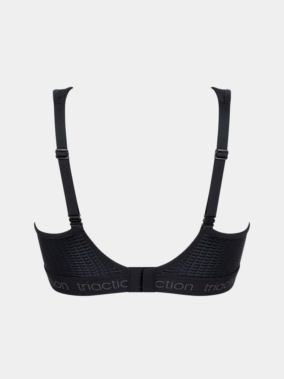 Lingerie * | Triumph Triaction Energy Lite Sports Bra Black