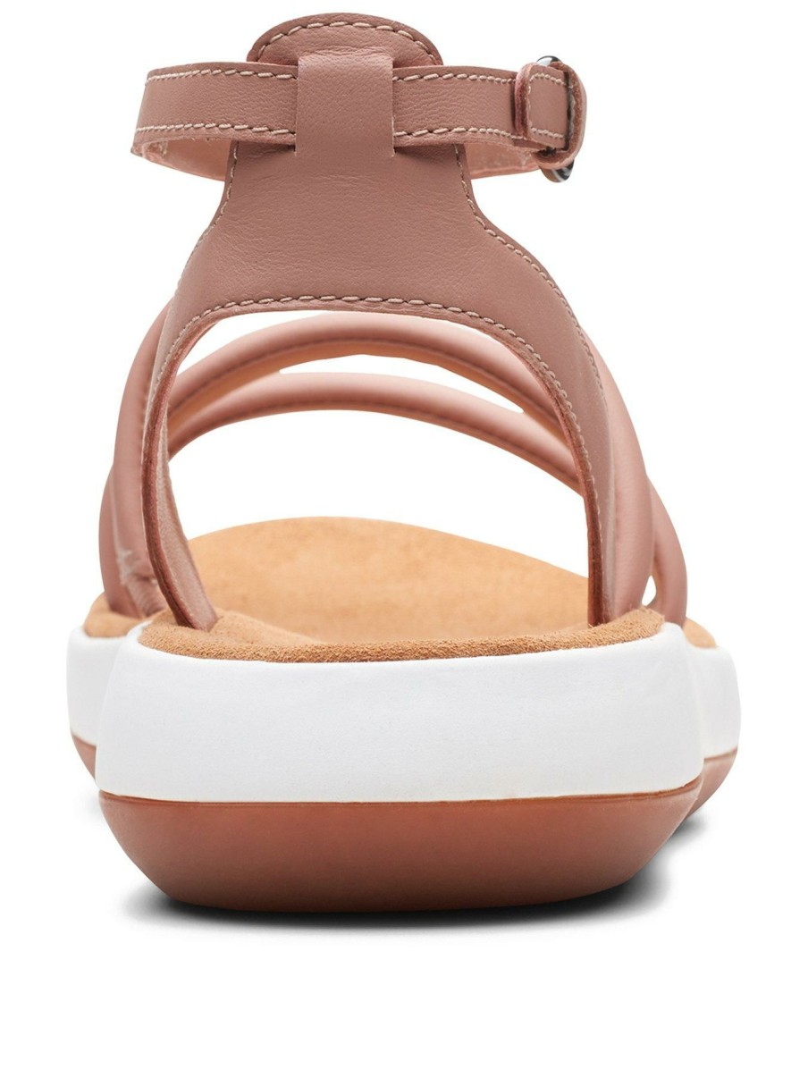 Shoes & Boots * | Clarks Jemsa Style Sandals Rose Leather