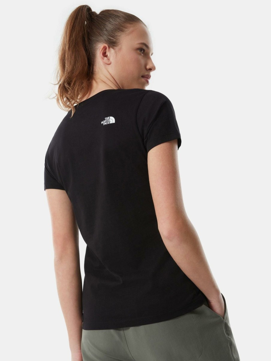 Tops & T-Shirts * | The North Face S/S Easy Tee Black