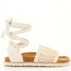 Flip Flops & Sandals * | Free People Happy Feet Footbed Sandals Ivory