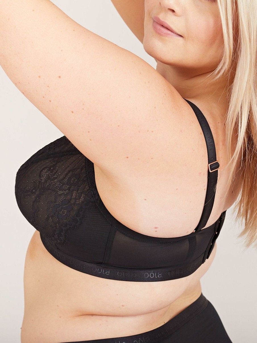 Lingerie * | Oola Lace & Logo Soft Bra