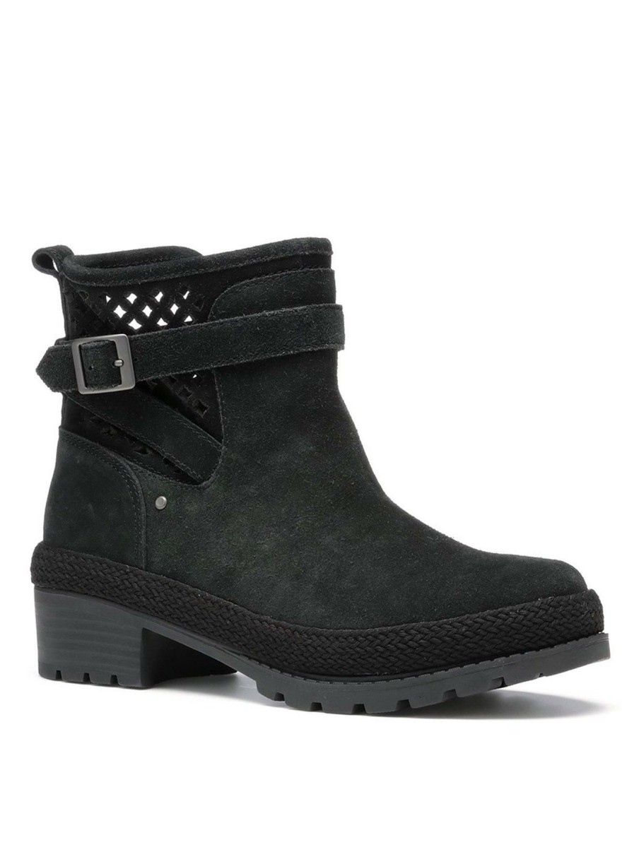 Shoes & Boots * | Muck Boots Liberty Perforated Ankle Boots Black