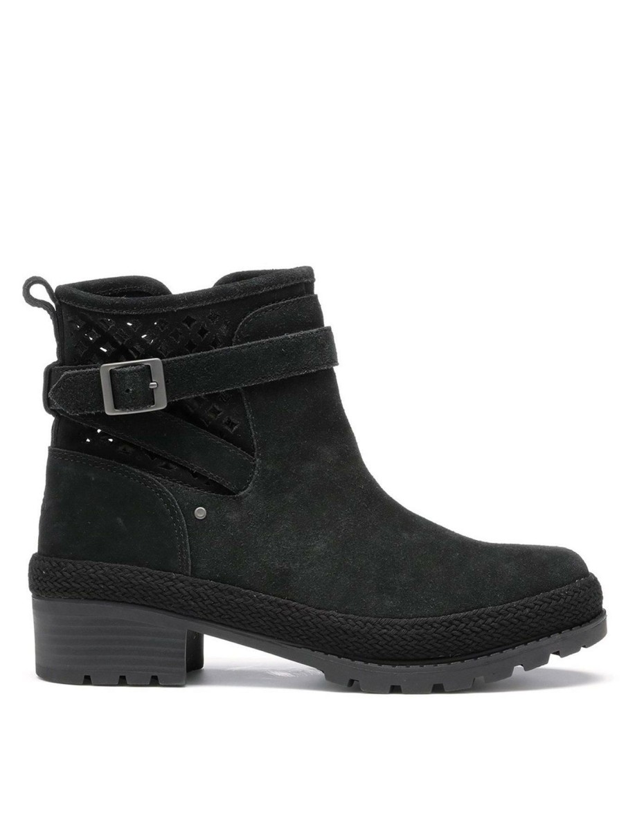 Shoes & Boots * | Muck Boots Liberty Perforated Ankle Boots Black