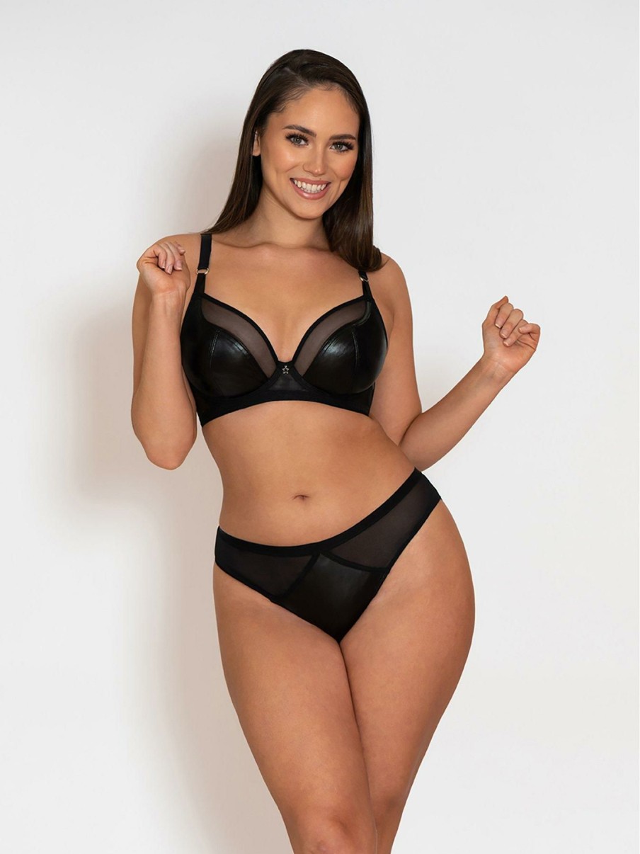 Lingerie * | Curvy Kate Lucky Star Brief Black