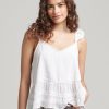 Tops & T-Shirts * | Superdry Vintage Broderie Cami Top White