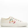 Trainers * | Paul Smith Kinsey Heart Lace Up Trainers Off White