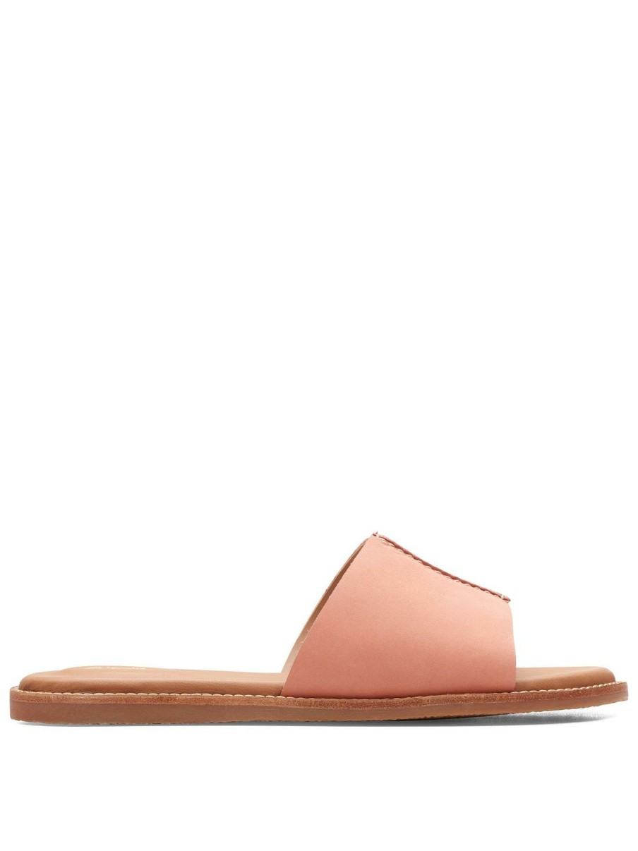 Shoes & Boots * | Clarks Karsea Mule Sandals Coral