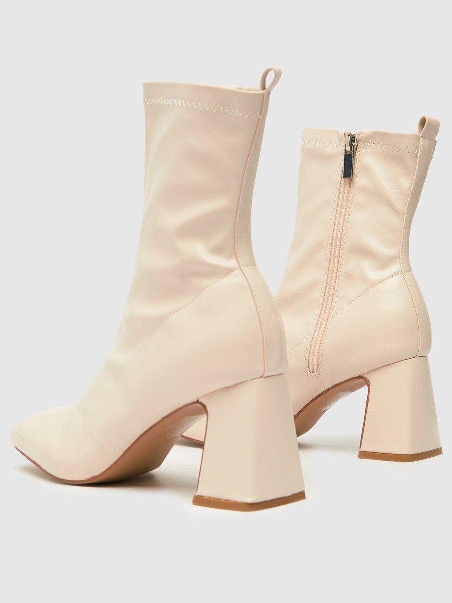 Shoes & Boots * | Schuh Bella Flared Heel Stretch Boot