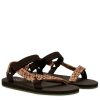 Shoes & Boots * | Joules Trail Leopard Print Sandal Tan