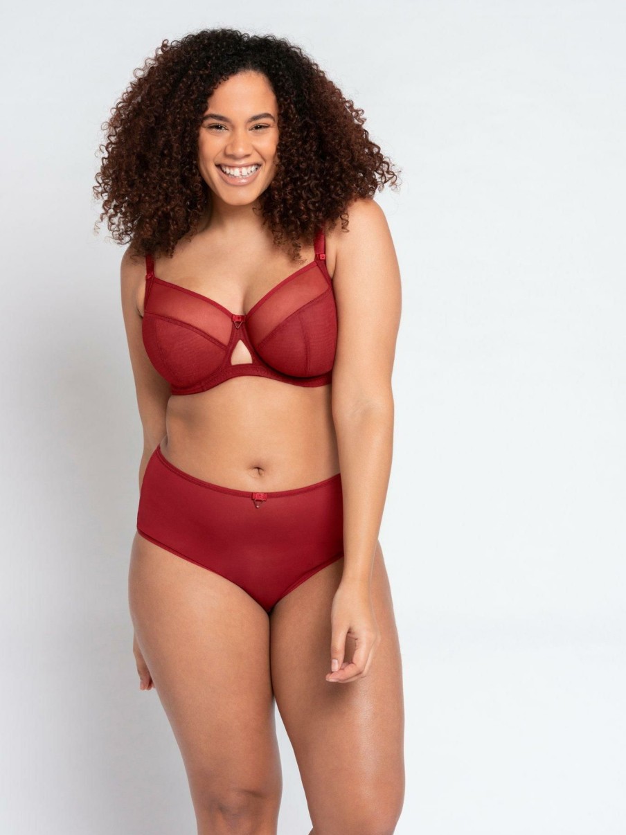 Lingerie * | Curvy Kate Everyday Victory Bra Claret