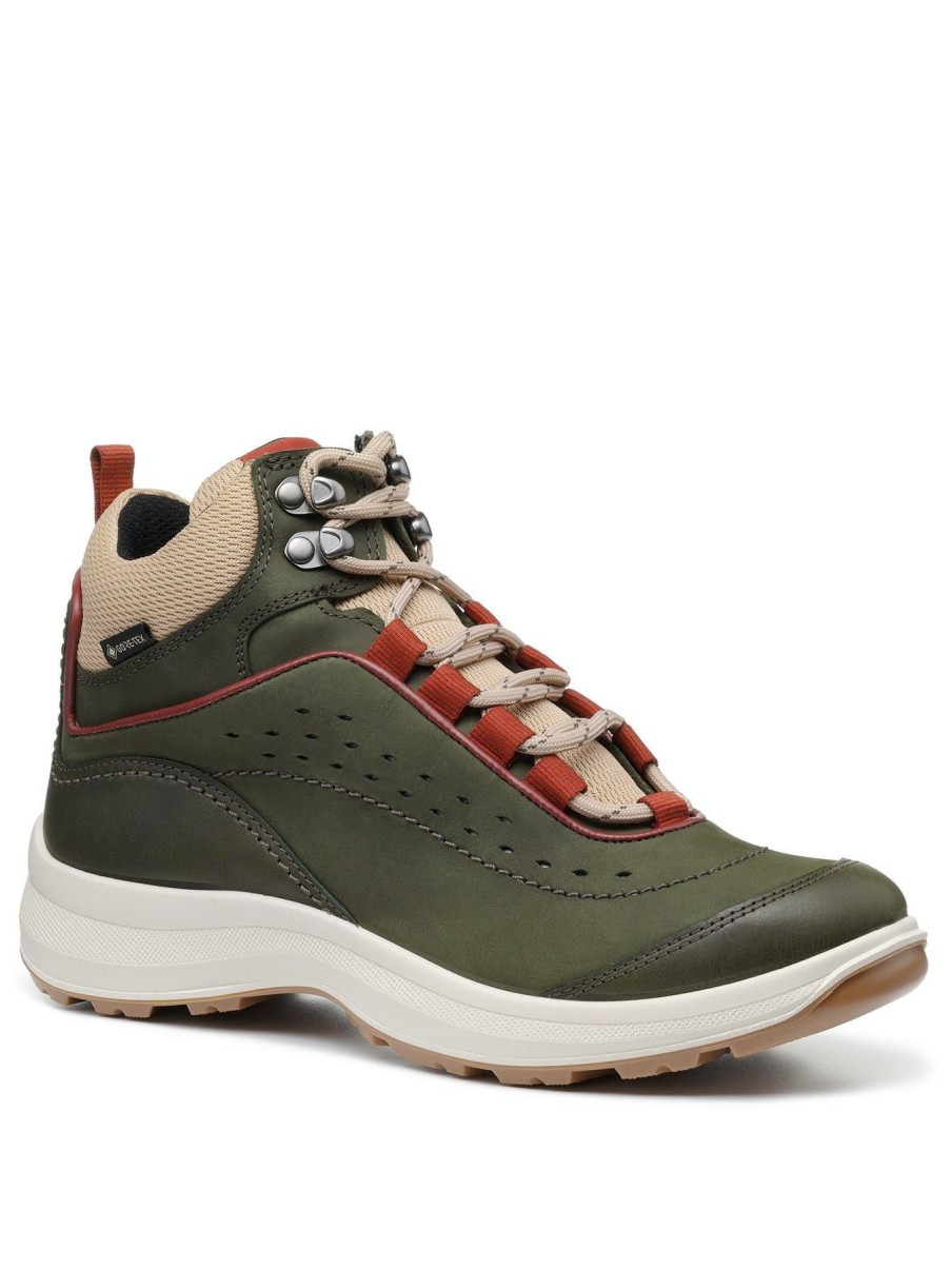 Shoes & Boots * | Hotter Crest Gtx Ankle Boots Green