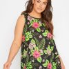 Tops & T-Shirts * | Yours Tropical Floral Vest