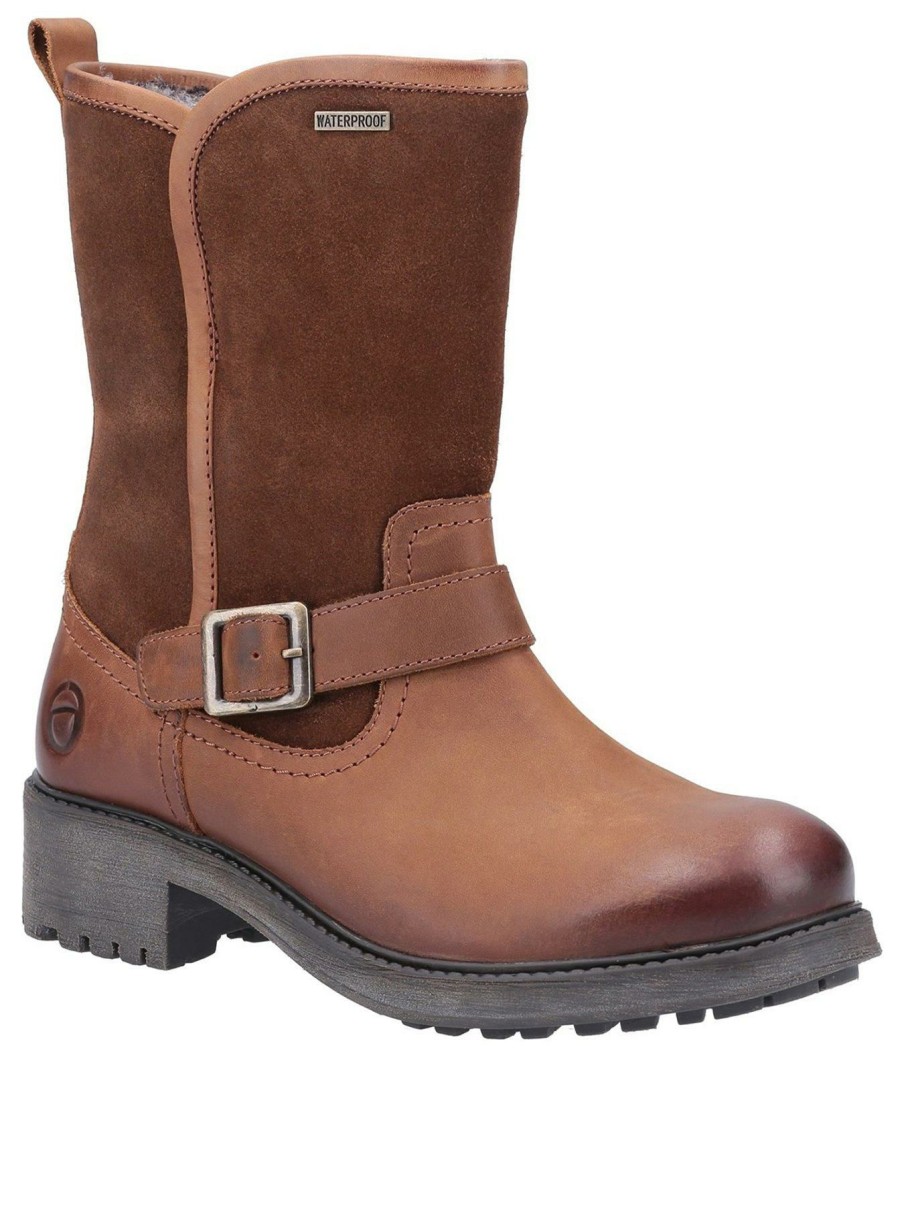 Shoes & Boots * | Cotswold Randwick Calf Boots Tan