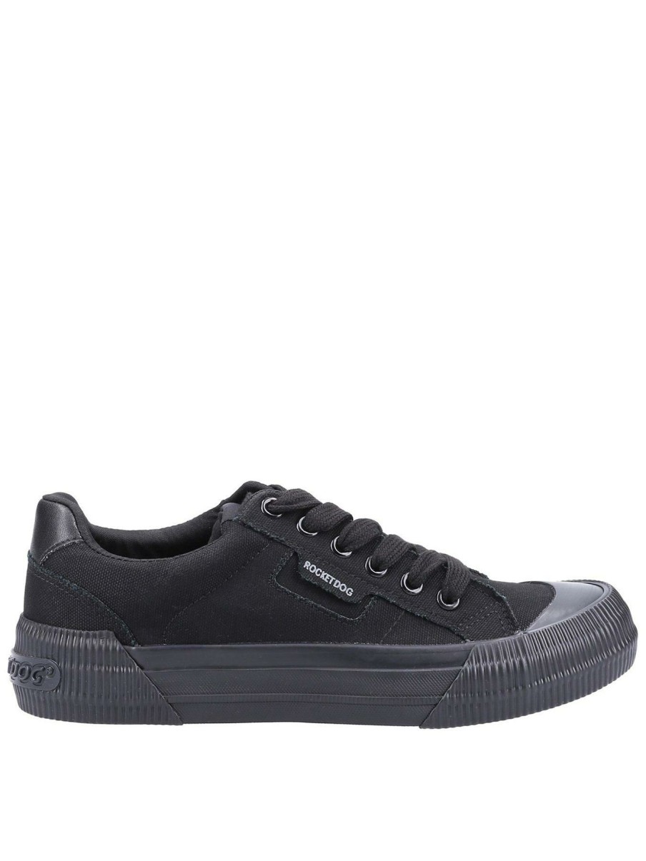 Shoes & Boots * | Rocket Dog Cheery Plimsolls Black