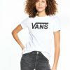 Tops & T-Shirts * | Vans Flying V Crew T-Shirt White