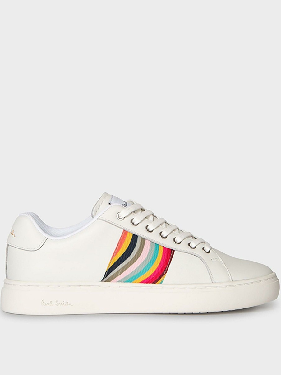 Trainers * | Ps Paul Smith Larpin Swirl Trainers White