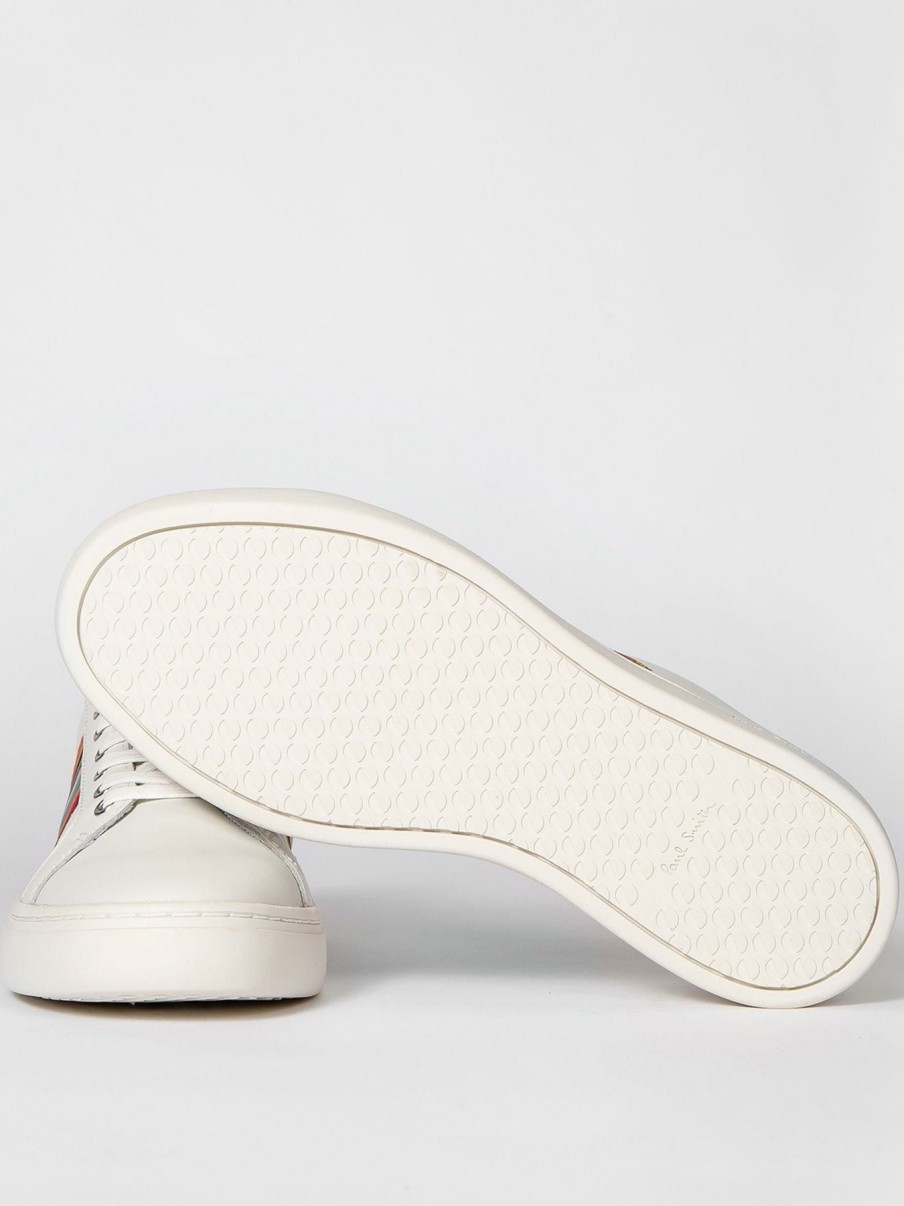 Trainers * | Ps Paul Smith Larpin Swirl Trainers White