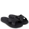 Shoes & Boots * | Totes Ladies Solbounce Cross Slide Sandals Black