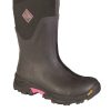 Shoes & Boots * | Muck Boots Arctic Ice Mid Agat Wellington Boots Black/Pink