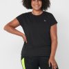 Tops & T-Shirts * | Only Play Onpaubree Loose Training T-Shirt (Curve) Black