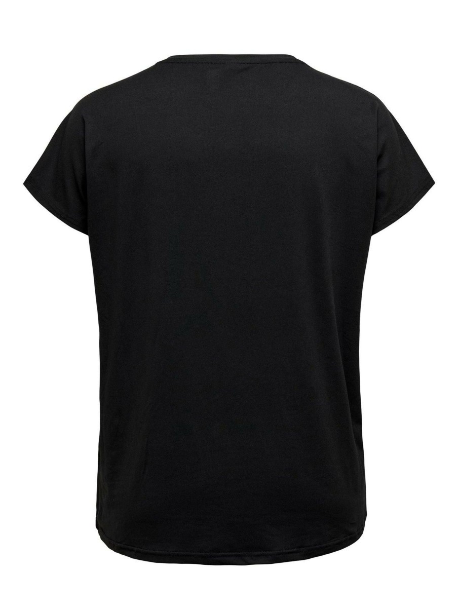 Tops & T-Shirts * | Only Play Onpaubree Loose Training T-Shirt (Curve) Black