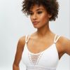 Lingerie * | Ann Summers Bras Knickerbox Planet -The Inquisitive Non Pad Bralette White