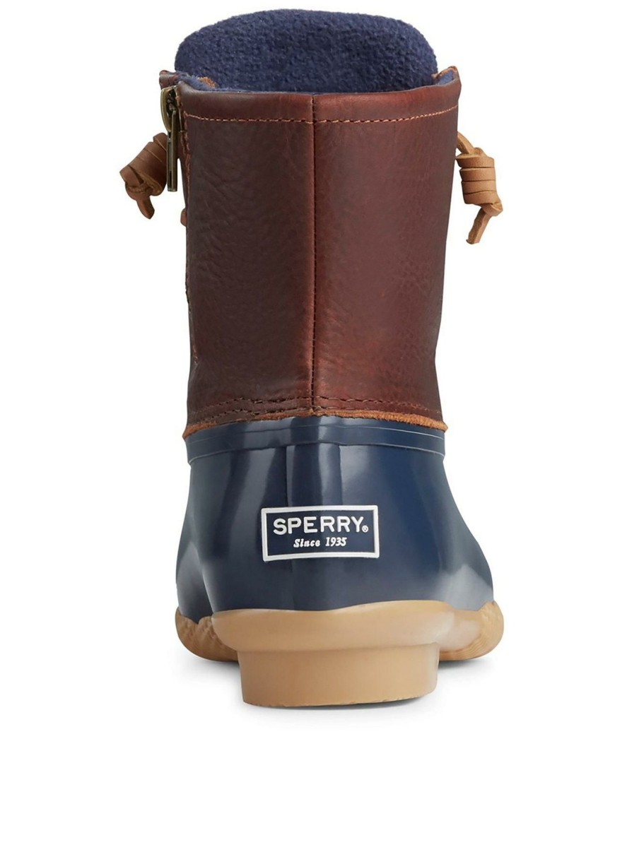 Shoes & Boots * | Sperry Saltwater Ankle Boot Tan/Navy