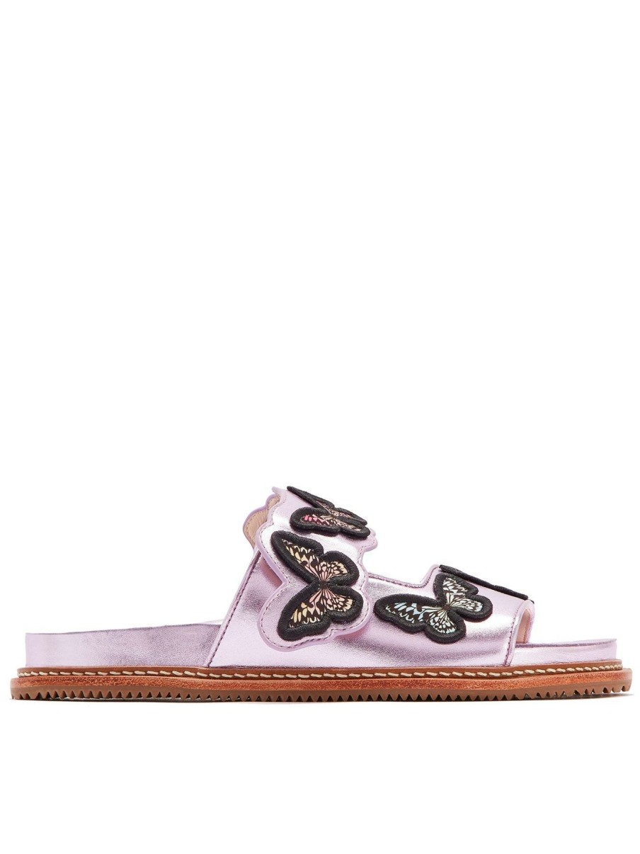 Flip Flops & Sandals * | Sophia Webster Riva Sliders Lilac