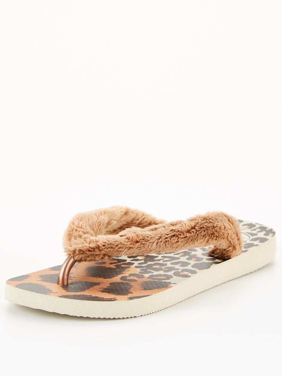 Shoes & Boots * | Havaianas Home Fluffy Flip Flops