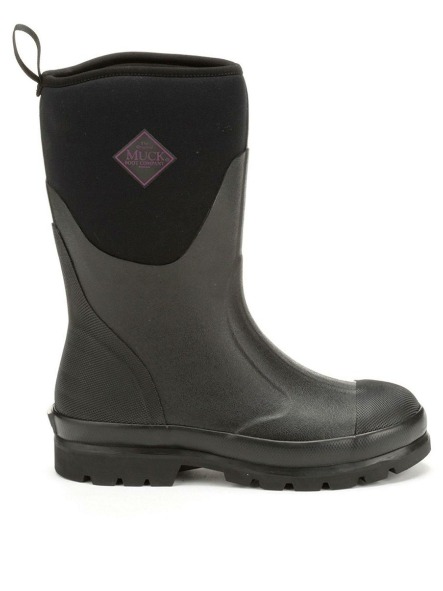 Shoes & Boots * | Muck Boots Chore Mid Wellington Boot Black