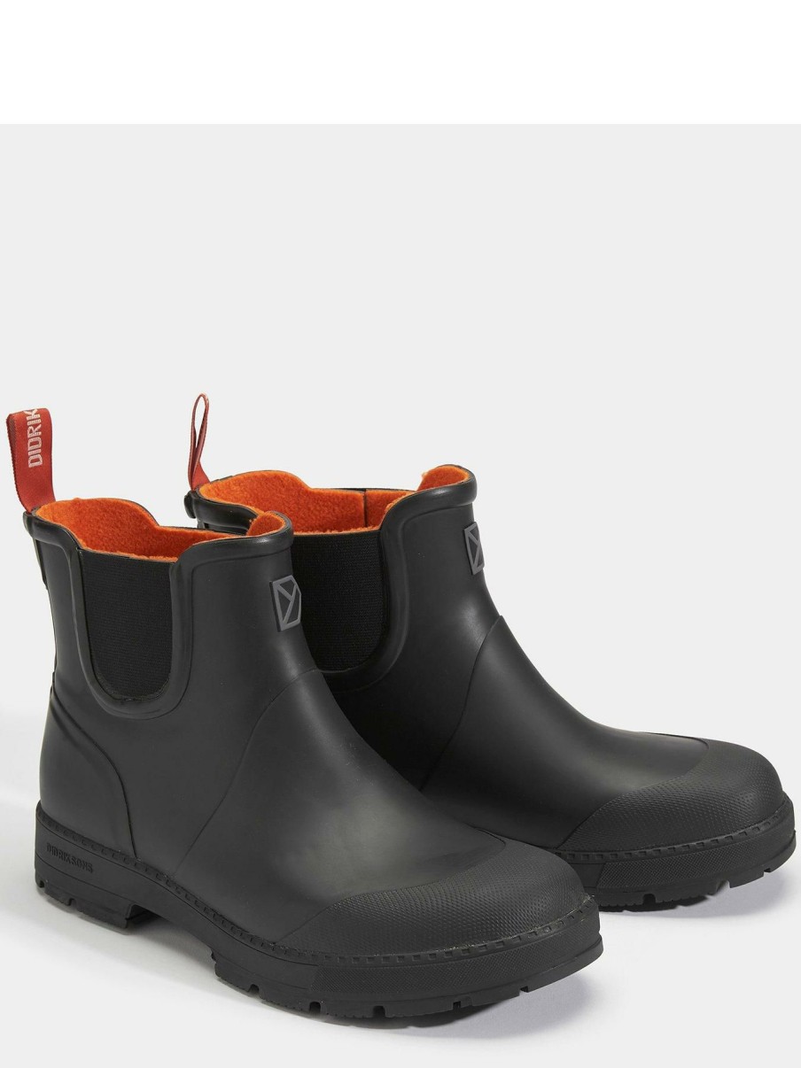 Shoes & Boots * | Didriksons Vinga Short Wellington Boots Black