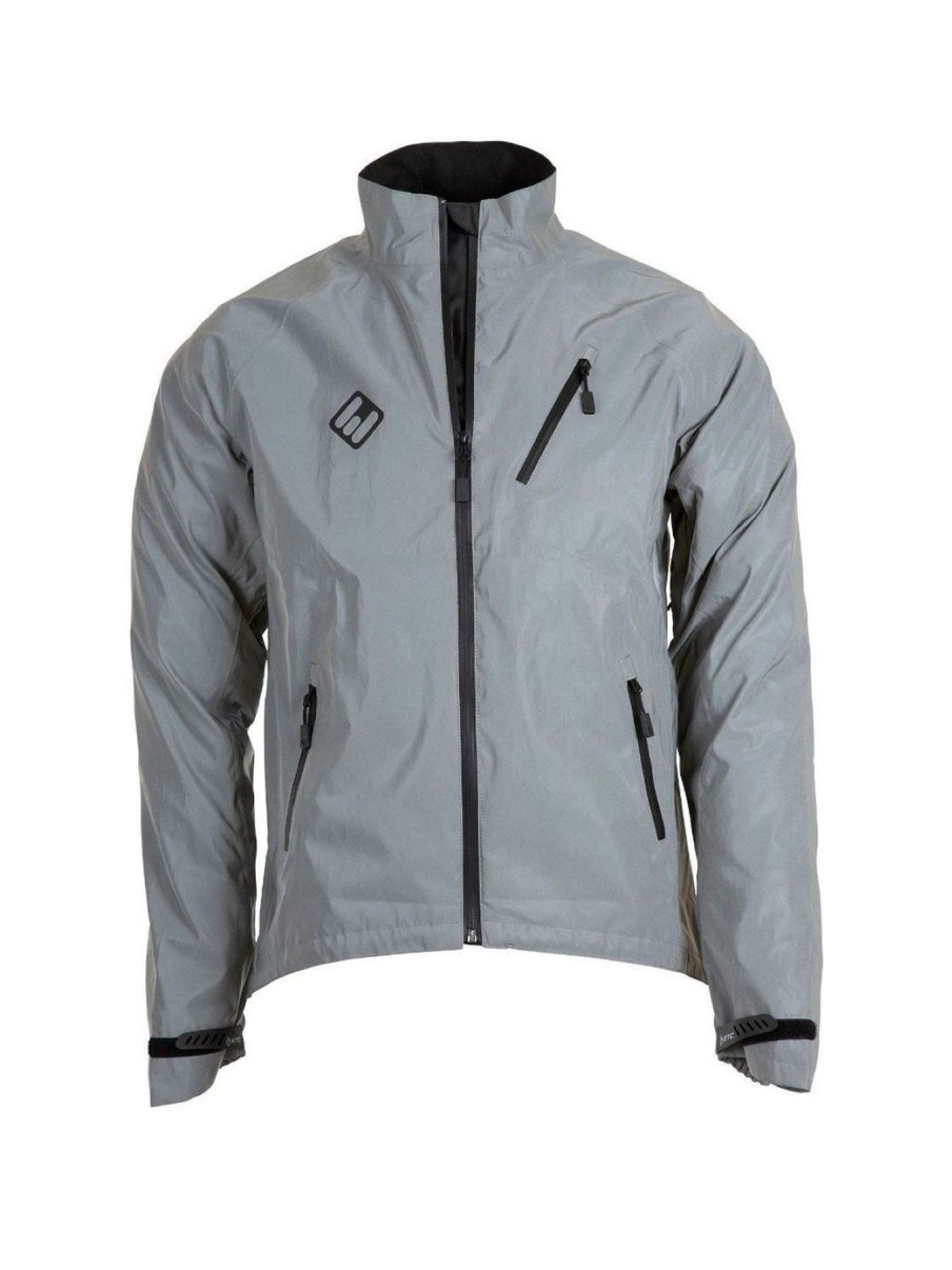 Sportswear * | Etc Arid Ladies Rain Cycling Jacket Silver