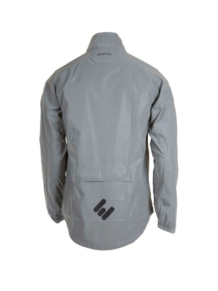 Sportswear * | Etc Arid Ladies Rain Cycling Jacket Silver