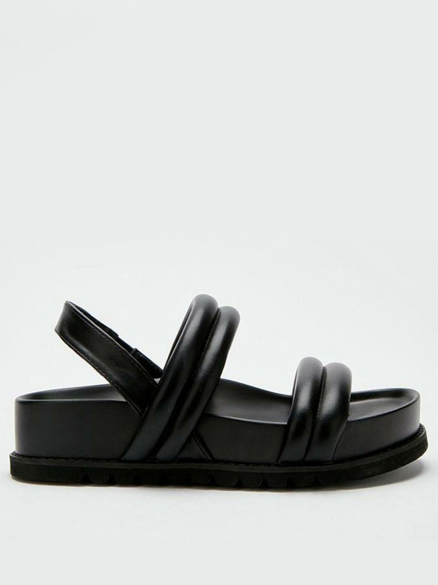 Shoes & Boots * | Dorothy Perkins Bea Chunky Padded Strap Footbed Sandal Black