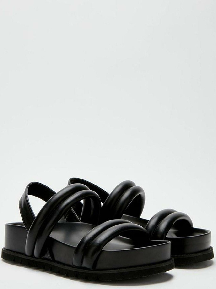 Shoes & Boots * | Dorothy Perkins Bea Chunky Padded Strap Footbed Sandal Black