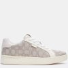 Trainers * | Coach Lowline Jacquard Trainers Off White