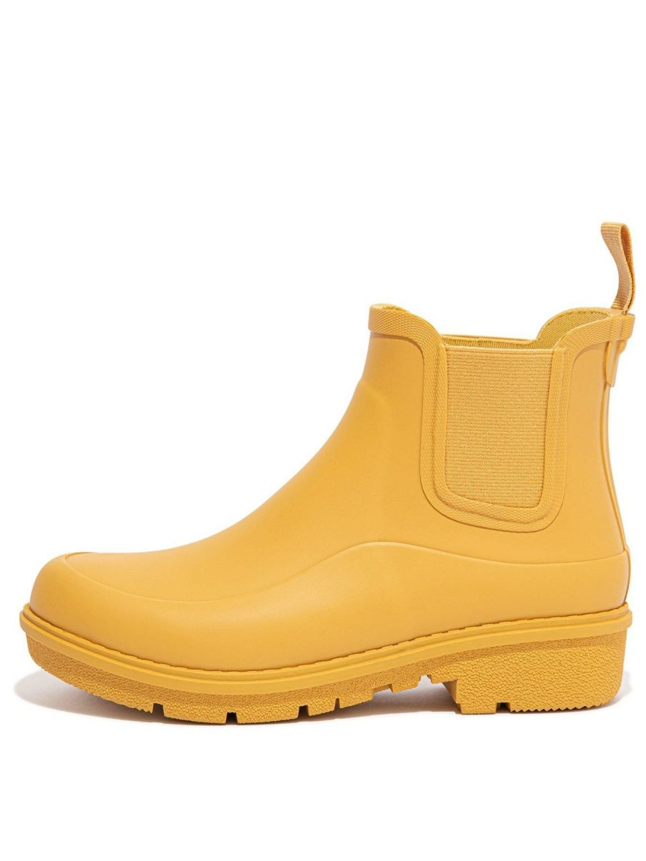 Shoes & Boots * | Fitflop Wonderwelly Chelsea Boots Yellow