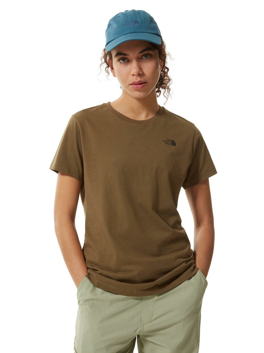 Tops & T-Shirts * | The North Face Short Sleeve Simple Dome T-Shirt Olive