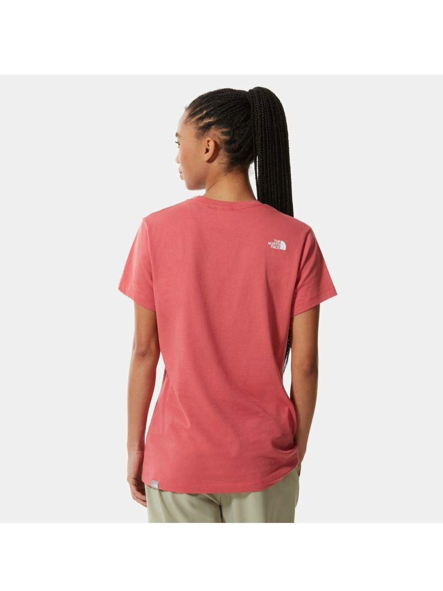 Tops & T-Shirts * | The North Face Short Sleeve Simple Dome T-Shirt Rose