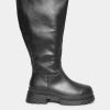 Shoes & Boots * | Yours Extra Wide Fit Pull On Calf Boot Pu