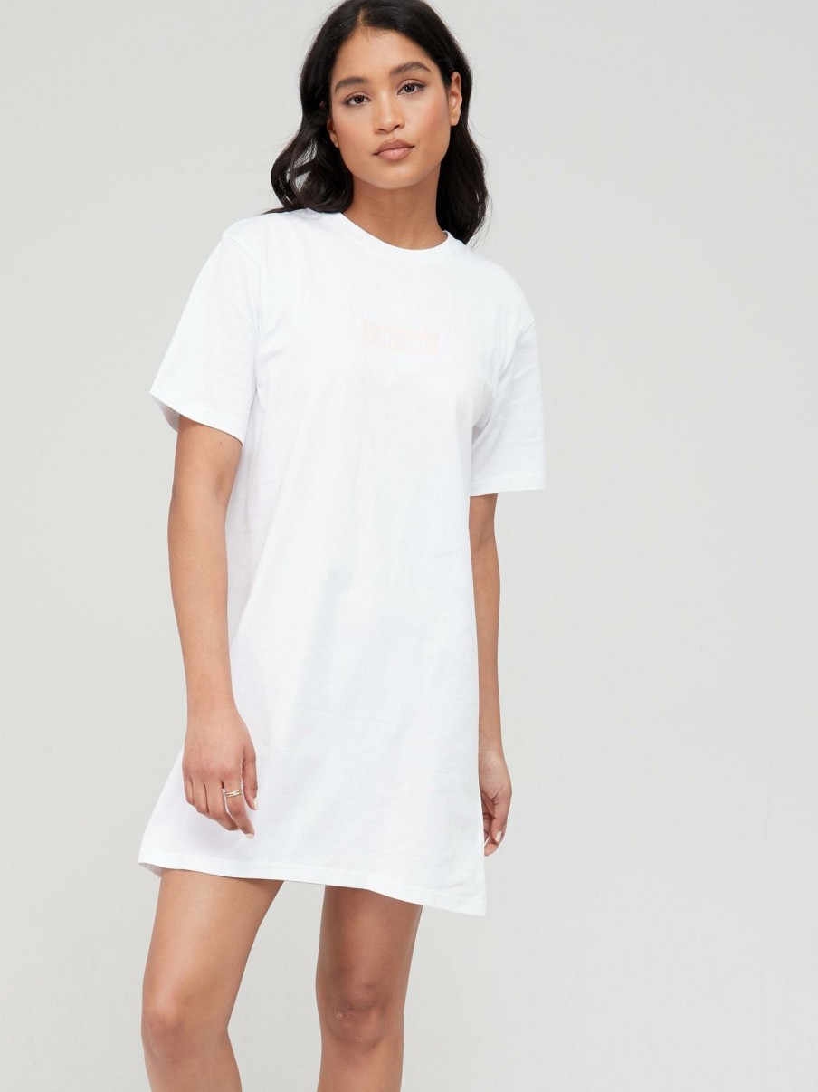 Sportswear * | Ellesse Chiama Tee Dress White