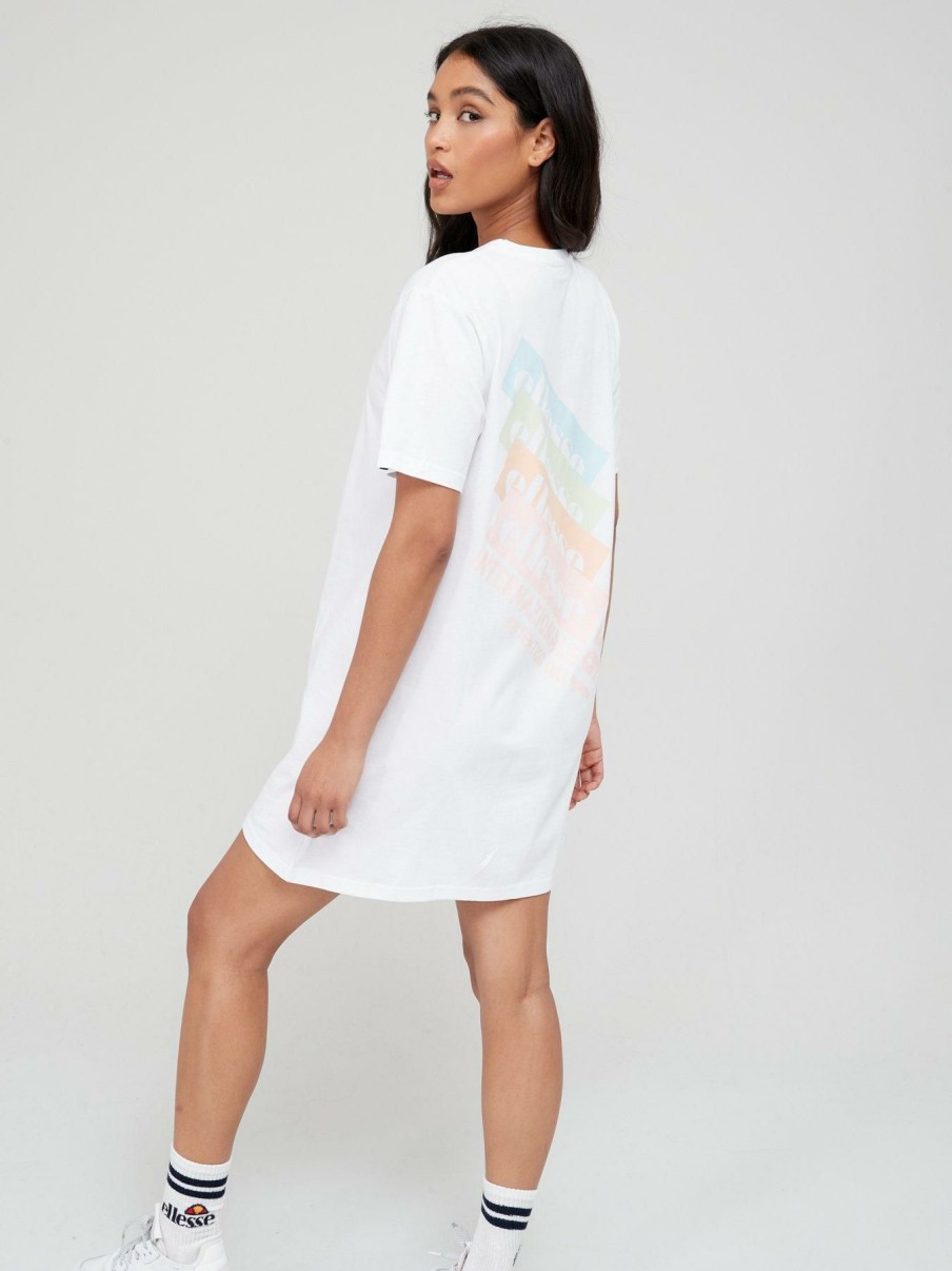 Sportswear * | Ellesse Chiama Tee Dress White