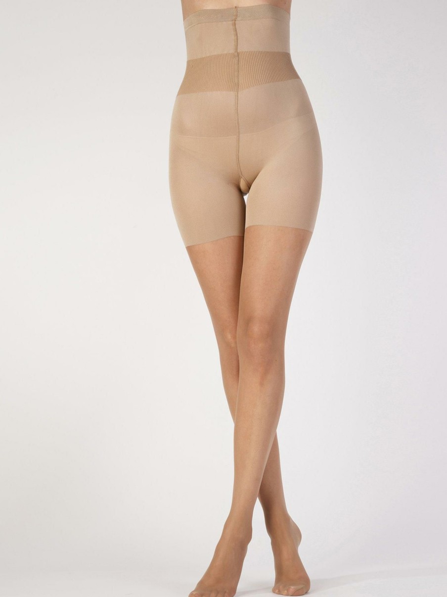 Lingerie * | Aristoc 10D Hourglass Toner Tights Nude