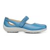 Shoes & Boots * | Hotter Shake Wide Flat Shoes Blue